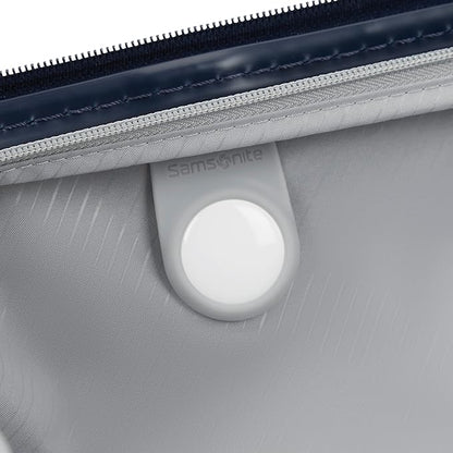Samsonite Elevation Plus - Carry-On Hardside Luggage - Scratch Resistant Polypropylene Shell, RightHeight™ Adjustable Handle, Integrated AirTag Holder, TSA Lock, WetPak™ Compartment - Midnight Blue
