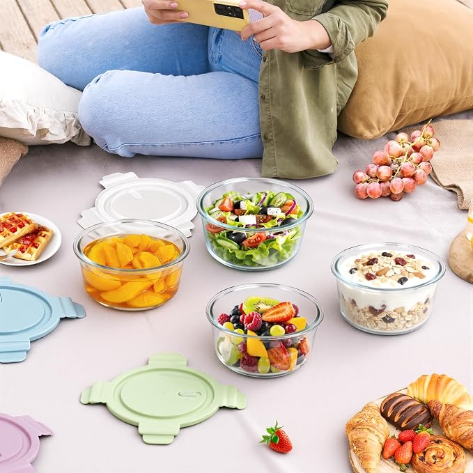 25oz Glass Meal Prep Containers