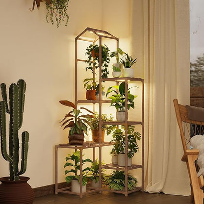 Bamworld Tall Corner Plant Stands