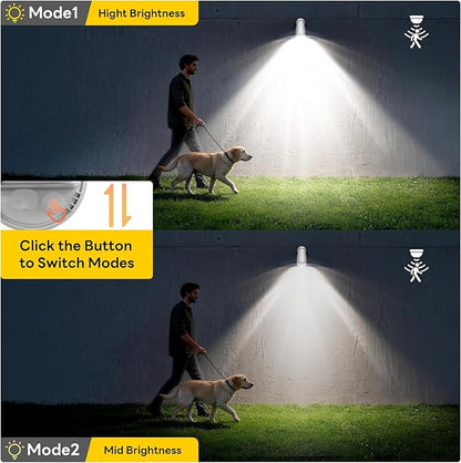 Rechargeable Battery Operated Motion Sensor Light, 4000mAh Battery Powered