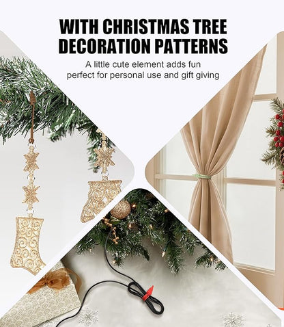 Nearockle Silicone Cable Ties Cord Organizer, 12Pcs 4.5" Reusable Cute Christmas Ties for Bundling Electrical Wire in Home, Office, School, Travel Essentials (Multicolor)