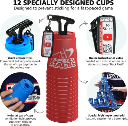 Speed Stacks | Official Sport Stacking Set, Low Friction | WSSA Approved