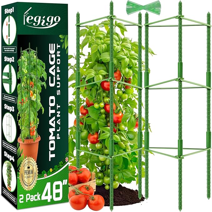Legigo 2-Pack Tomato Cage for Garden Plant Support