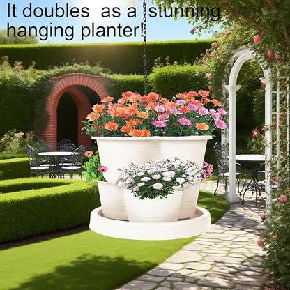 5-Tier Vertical Garden Tower Stackable Planter