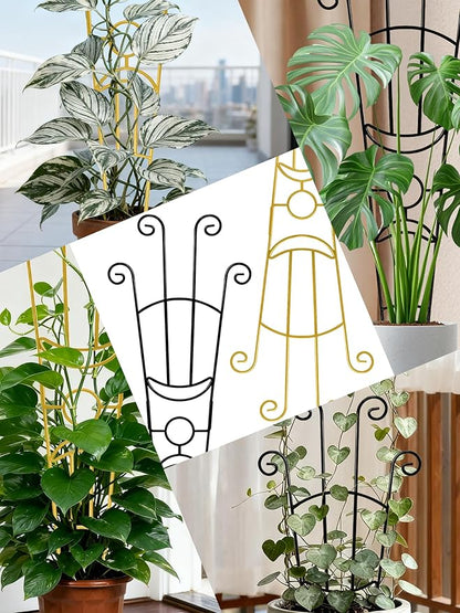 33 Inch Tall Expandable Metal Trellis