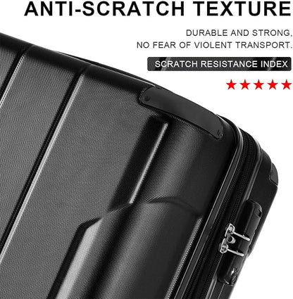 Merax 20 Inch Carry On Luggage Airline Approved, Hardshell ABS Suitcase with Spinner Wheels, TSA Lock, Lightweight Travel Luggage for Business Trips & Weekend Getaways