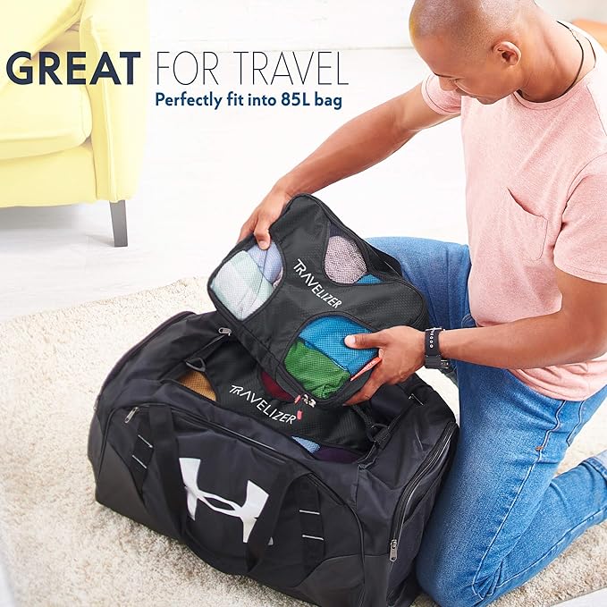 Travel Packing Cubes 5 pcs Luggage Organizer Set for Bag & Suitcase