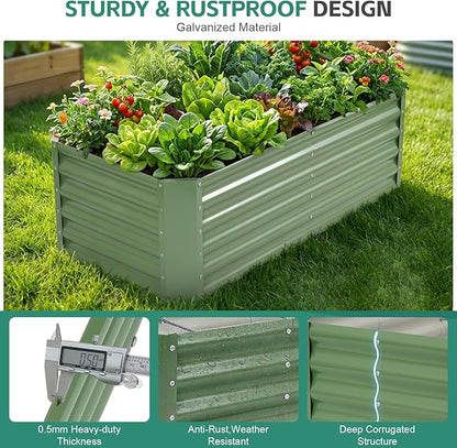 Galvanized Raised Garden Bed
