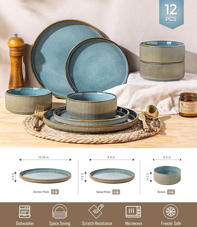 GBHOME Stoneware Dinnerware Sets