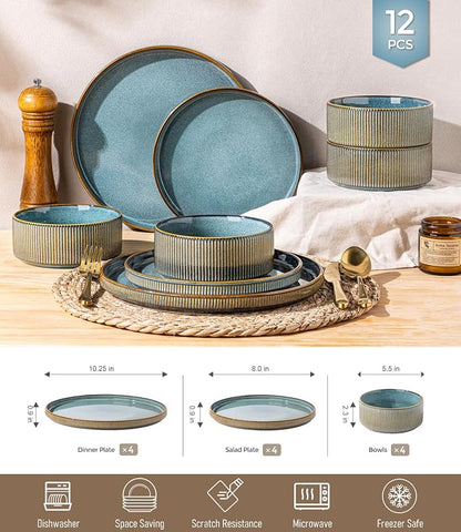 GBHOME Stoneware Dinnerware Sets