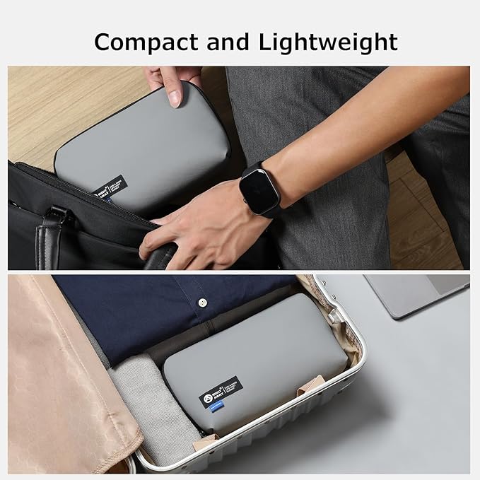 RIGHT AWAY Electronic Organizer,Waterproof Travel Accessories Storage, Tech Pouch for Cord, Power bank, Airpods, Daily Items