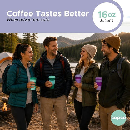 Copco Acadia 16oz Travel Mug, Ergonomic Design, Comfortable Handling