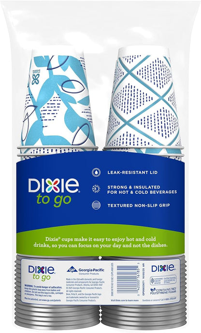 Dixie To Go Disposable Paper Cups
