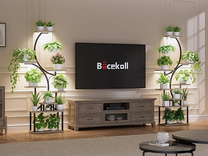 Plant Stand Indoor with Grow Lights