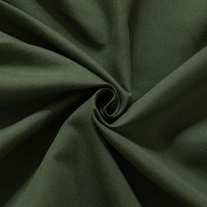 Bed Skirt Queen Size Ruffled Bed Skirt with Split Corners, 18 Inch Drop Dust Ruffle Bed Skirt with Platform, Green, Queen - 18" Drop