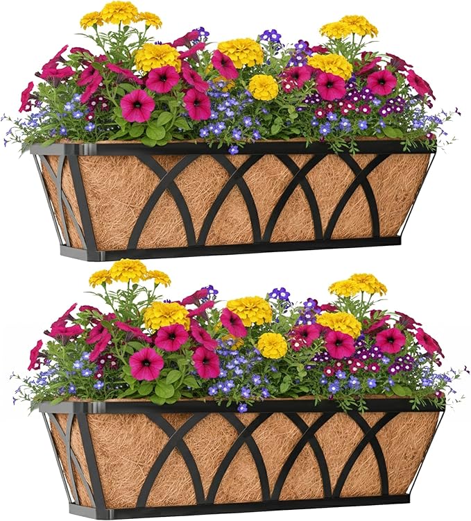 Window Deck Railing Planters Boxes