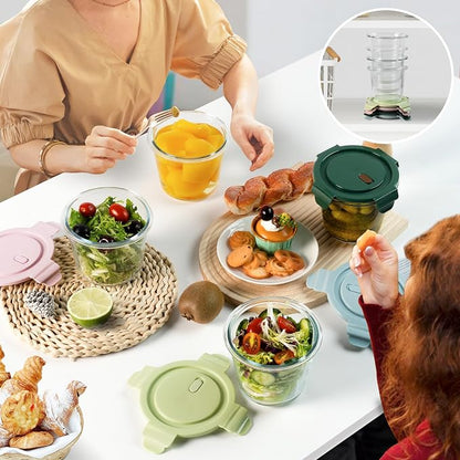 3Cup/23oz Glass Meal Prep Containers
