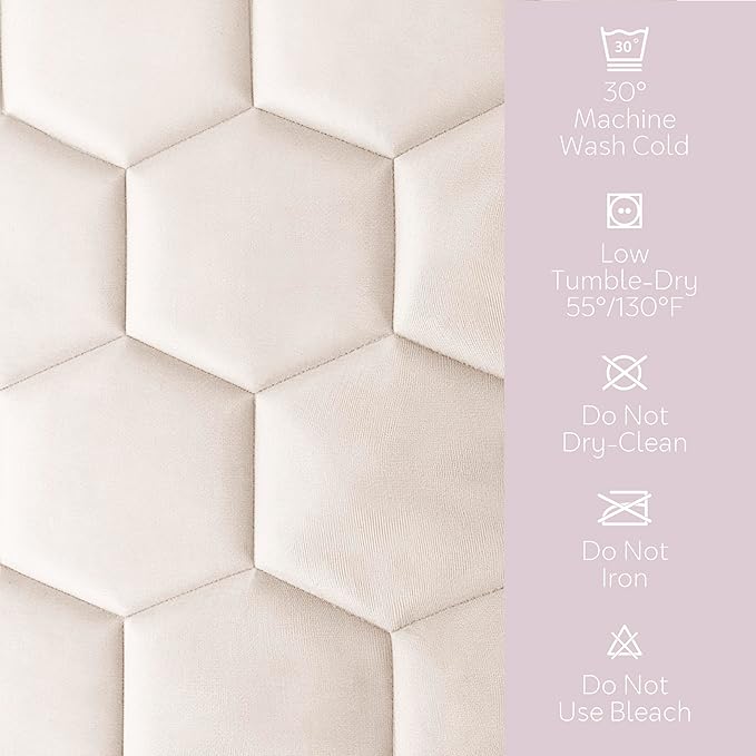 Hearth & Harbor 2 Pack Twin Size Quilted Fitted Mattress Pad Cover, 100% Waterproof Mattress Protectors, Deep Pocket Fitted Mattress Cover 8" - 21" (39" x 75", Beige Cream)