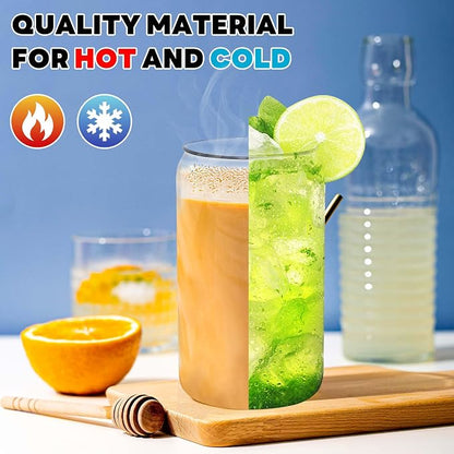 Joyclub 12pcs 16Oz Glass Cups