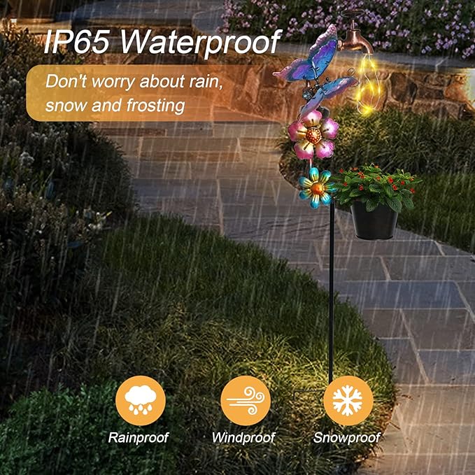 Afirst Solar Outdoor Lights Decorative