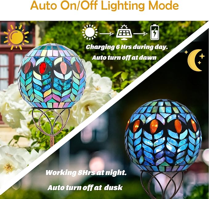 Afirst Solar Outdoor Garden Lights Decorative