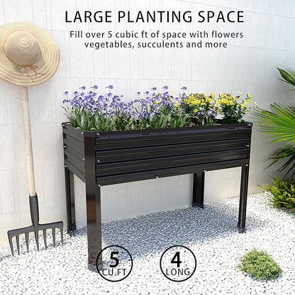 2PCS Galvanized Raised Garden Bed