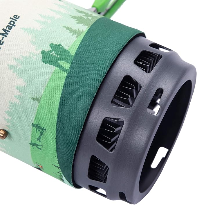 Fire-Maple "Fixed Star 3" Personal Cooking System | Pot/Jet Burner Stove System with Electric Ignition | Ideal for Hiking, Camping, Backpacking, Fishing, Hunting Trips and Emergency Use, Green