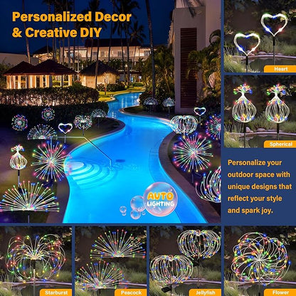 Solar Garden Lights Outdoor Decorative