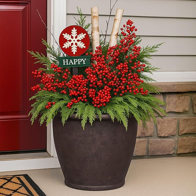 Sunnydaze 24-Inch Anjelica Large Plastic Pot
