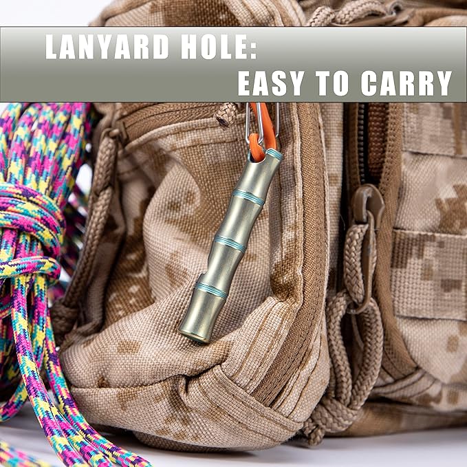 TACRAY Emergency Whistle Survival Loud, Perfect Loud Whistle for Safety,Survival,Hiking,Camping,Child Safety,Pets Training