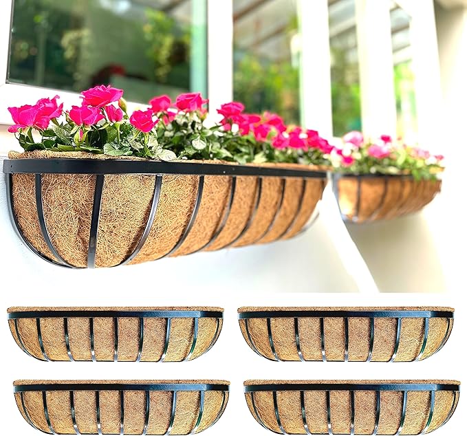 LaLaGreen Deck Railing Planter Boxes