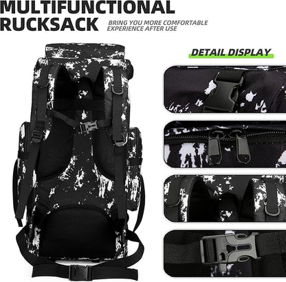 King'sGuard 70L Camping Hiking Backpack Tactical Backpack Military Molle Rucksack Backpack for Outdoor
