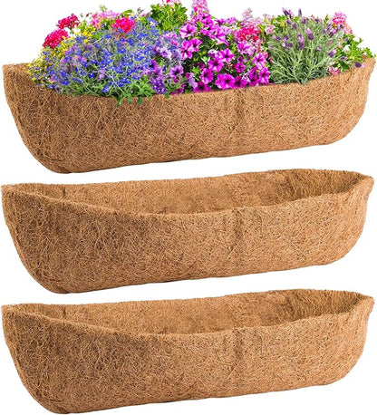 36in Coco Liners for Window Planter Box