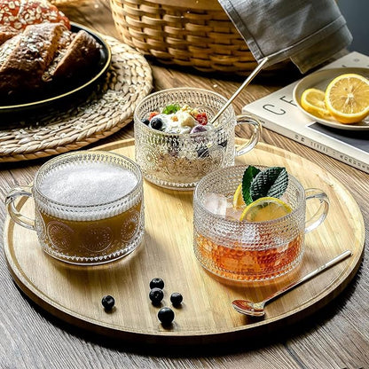 14 Oz Vintage Coffee Mugs Set, Beverages & Oats