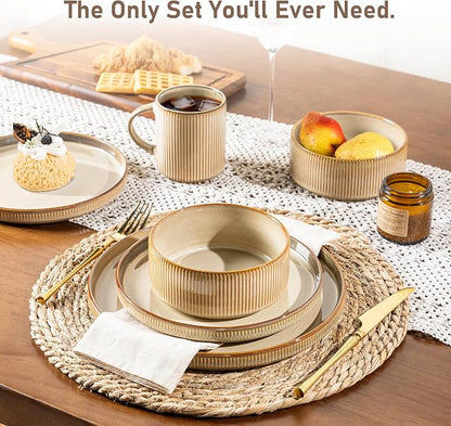 GBHOME Stoneware Dinnerware Sets