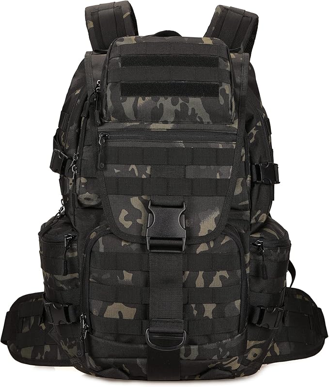 50L Military Tactical Backpack Hiking Waterproof Backpack Large Military Pack 3 Day Assault Pack Molle Bag Rucksack