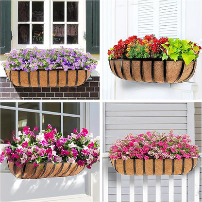 2pcs 30' Planter, Metal Window Box