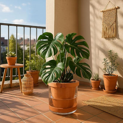 D'vine Dev 10 Inch Design Self Watering Pot