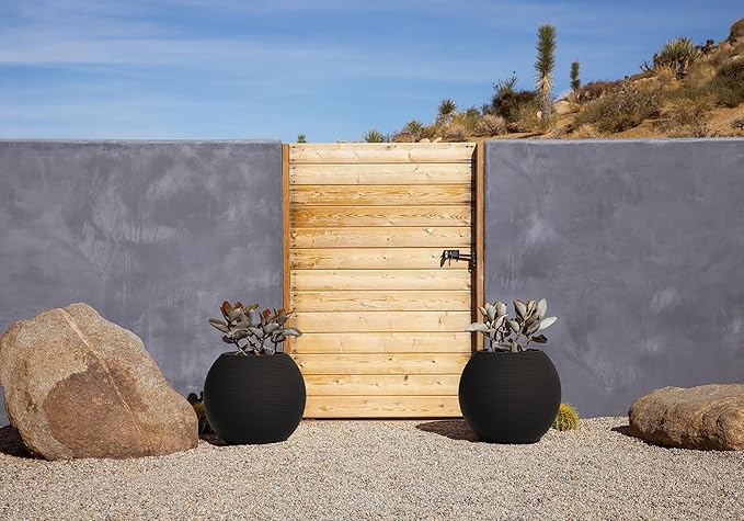 Veradek Strata Series Sphere Round Planter