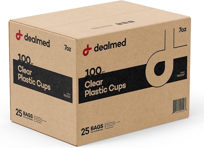 Dealmed Disposable Plastic Cups