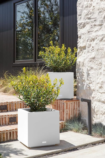 Veradek Block Series Cube Plastic Planter