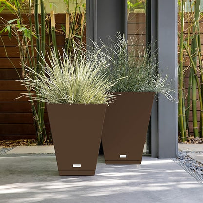 Veradek Nobleton Indoor/Outdoor Wide Square Planter
