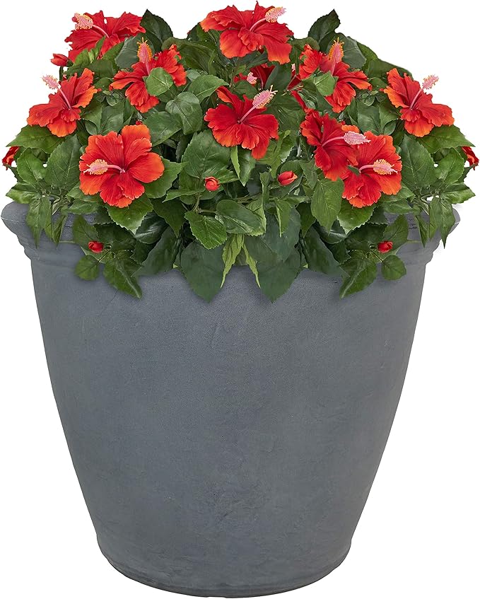 Sunnydaze 20-Inch Anjelica Large Plastic Pot