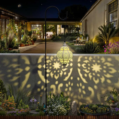 Hanging Solar Lights Outdoor Garden Decor Solar Lantern Waterproof Plastic