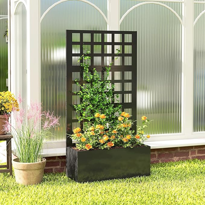Outsunny Galvanized Raised Garden Bed