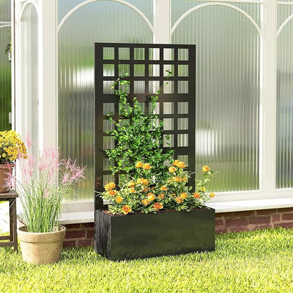 Outsunny Galvanized Raised Garden Bed