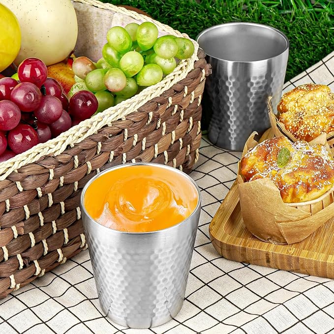 Adorila 10oz Stainless Steel Cups 4 Pack