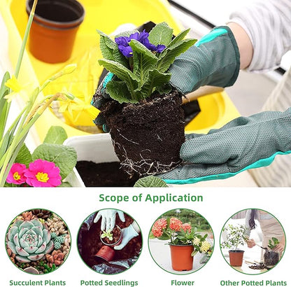 TDHDIKE 4" Small Plastic Plant Pots