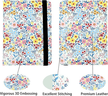 Passport Holder for Women and Men PU Leather Passport Cover for Travel (Spring)