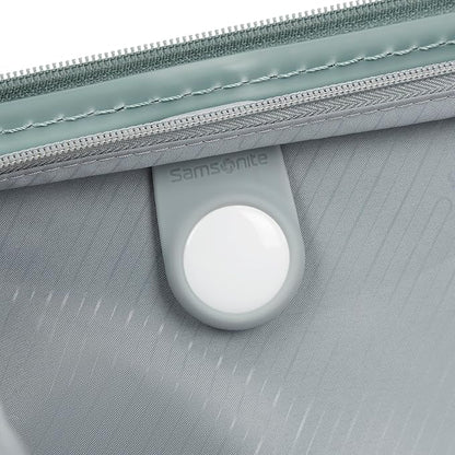 Samsonite Elevation Plus - Carry-On Hardside Luggage - Scratch Resistant Polypropylene Shell, RightHeight™ Adjustable Handle, Integrated AirTag Holder, TSA Lock, WetPak™ Compartment - Cypress Green